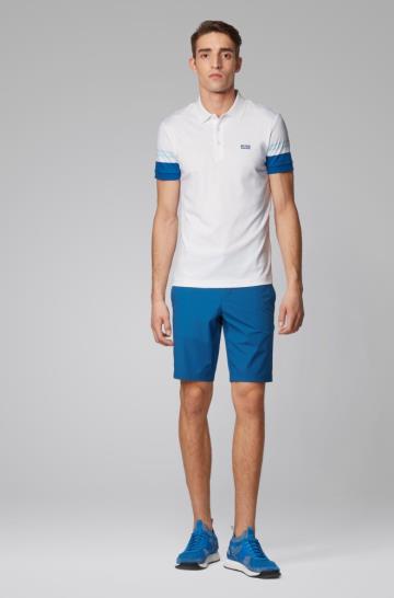 Koszulki Polo BOSS Slim Fit Białe Męskie (Pl13870)